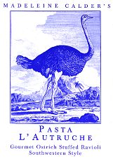 Southwestern Ravioli Label Pasta L'Autruche