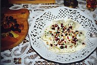 Cranberry-Pecan  Ostrich Stuffed Ravioli