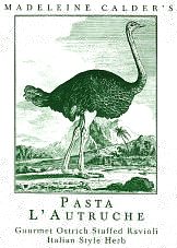 Italian Ravioli Label Pasta L'Autruche
